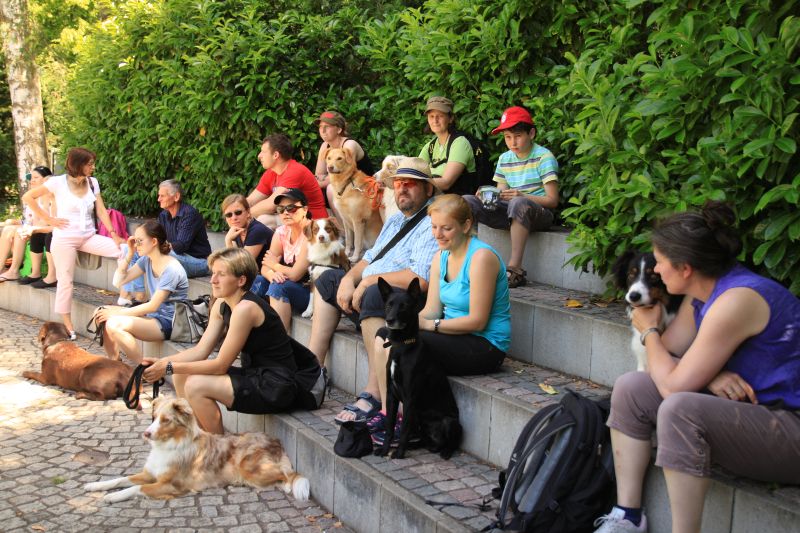 Gruppenbild bei den Seel&ouml;wen